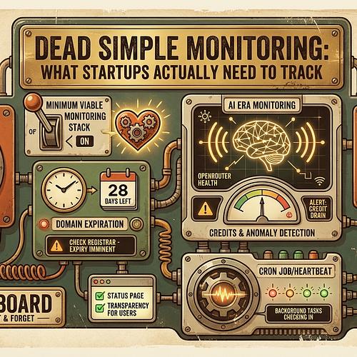 Featured image for: Dead Simple Monitoring: What Startups Actually Need to Track